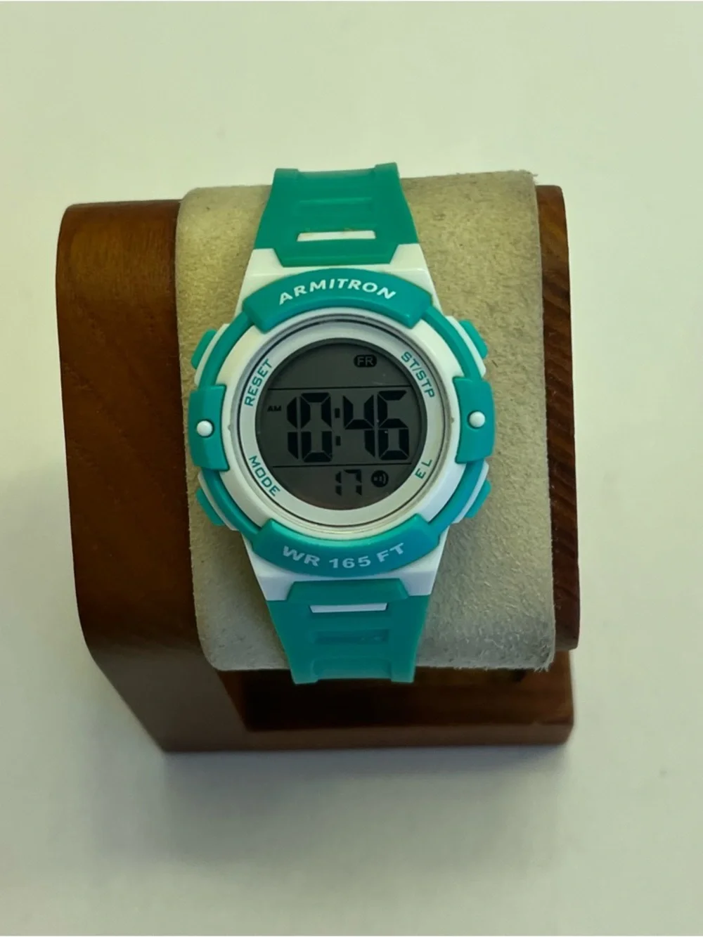 Women's ARMITRON Pro Sport Bright Green & White Digital LCD Chrono Watch 45/7110